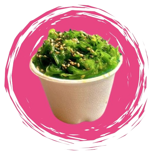 Seaweed salad side dish